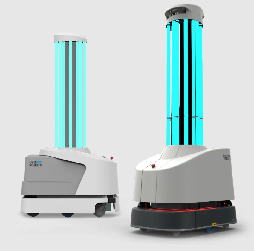 Robot sécurité facile empreinte désinfection Modèle C UVD Robots - Image 3