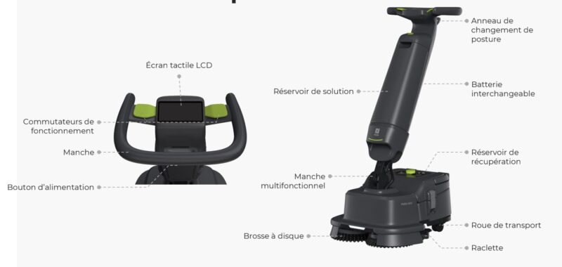Robot Nettoyage professionnel SH1 Pudu Robotics