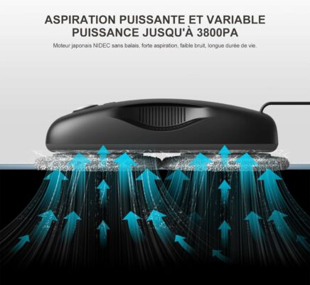 Robot Nettoyeur Laveur de Vitres Navigation Intelligente W2 Tosima