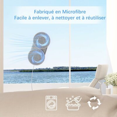 Robot Nettoyeur Laveur de Vitres Navigation Intelligente W2 Tosima