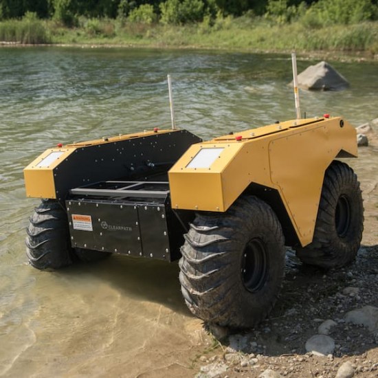 Robot Leobotics - Robot Plateforme Mobile Terrestre Autonome Warthog Clearpath 4
