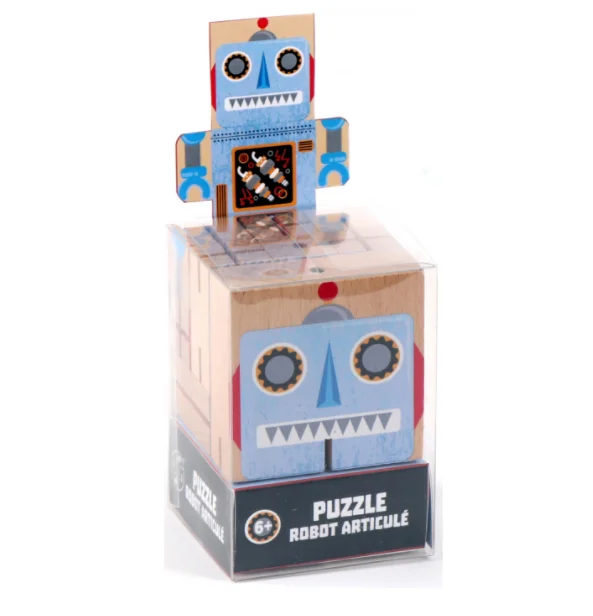 Robot puzzle bois casse tête - Image 2