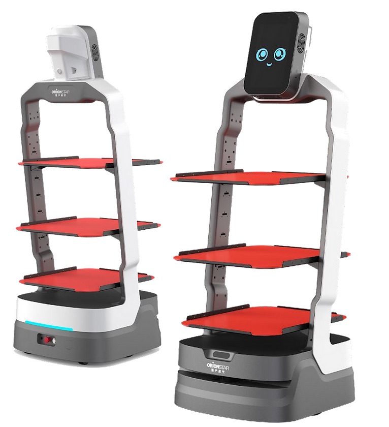 Robot Leobotics - Robot Restauration Service Table Livraison Lucki Bot Orionstar Europe 1