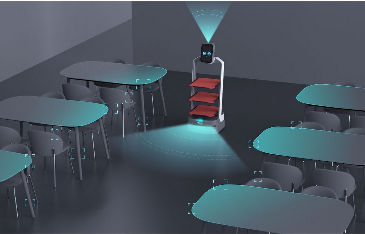 Robot Leobotics - Robot Restauration Service Table Livraison Lucki Bot Orionstar Europe 3