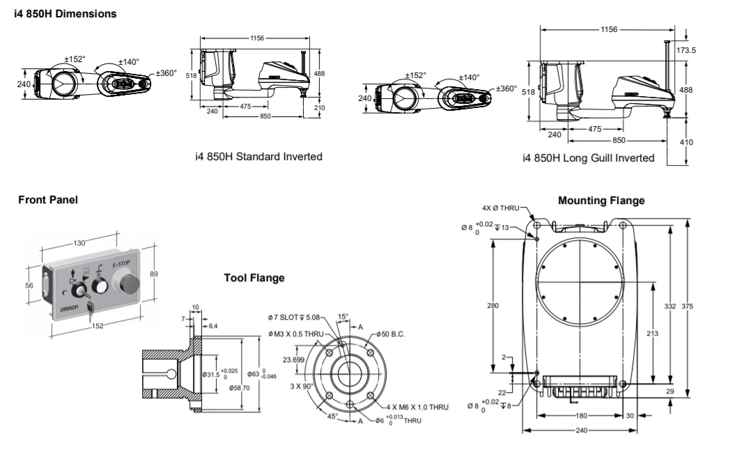 Robot Scara 4 axes industriel Omron i4-850H RS4-2068704 - Image 2