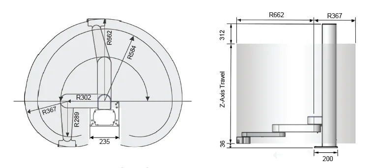 Robot Scara collaboratif 4 axes industriel Precise PF3400-400 - Image 2