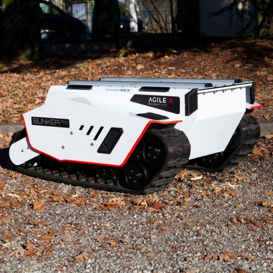 Robot Leobotics - Robot Suivi Mobile Chenilles Bunker Pro Agilex 4