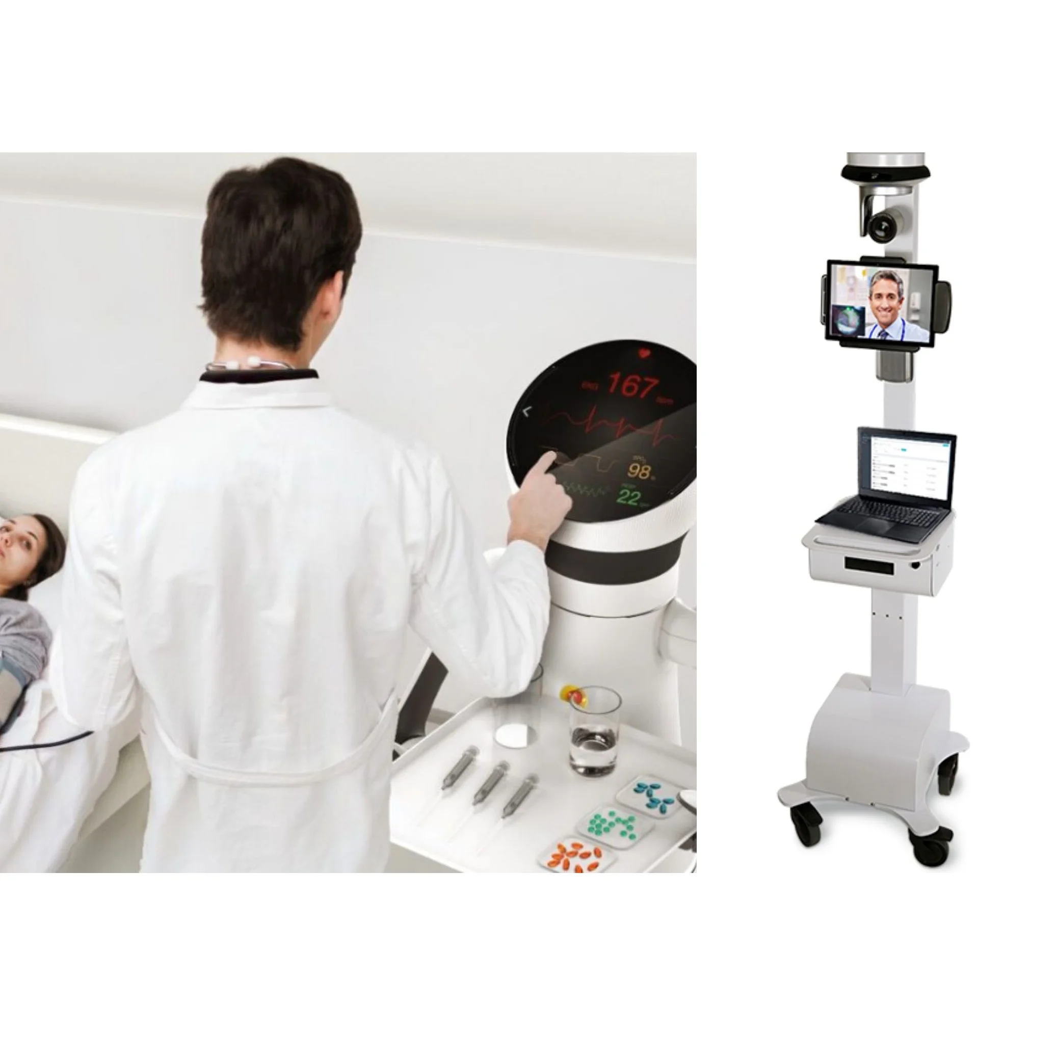 Robot Temi accueil et télécommunication pro navigation autonome avec 1ère année abonnement - Image 2