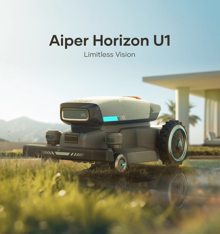 Robot Leobotics - Robot Tondeuse Gazon Autonome Precise Horizon U1 Aiper 2