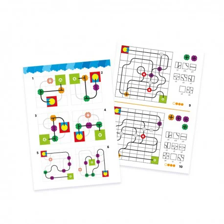 Robot Woki Buki France Xtrem Bots - Mon premier robot à coder jouet programmation éducatif + 81x pièces plateau de jeu à moduler & 32x Jetons - Image 3