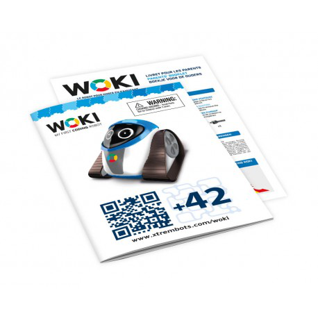 Robot Leobotics - Robot Woki Buki France Xterms Bots Mon Premier Robot A Coder Jouet Programmation Educatif 81 Pieces Plateau De Jeu Module 32 Jeton 7602 3700802103448 5