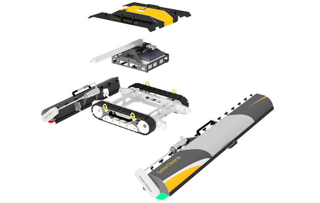 Robots de nettoyage solution autonome panneaux solaires F1 SolarCleano