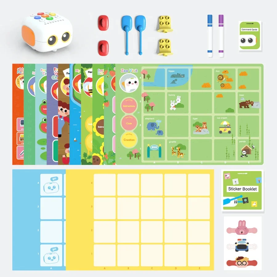 Tale-Bot Pro Hands-on Coding Robot Set Education Edition educational building block to program Matatalab - Image 5