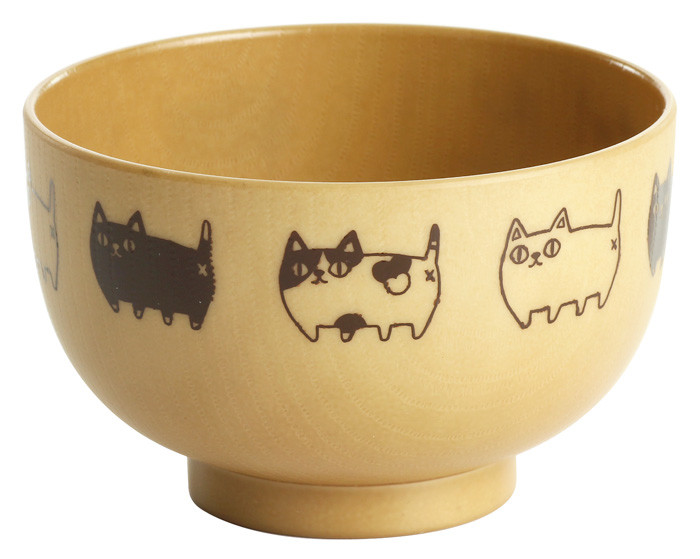日本製Neko Sankyodai貓貓三兄弟飯碗