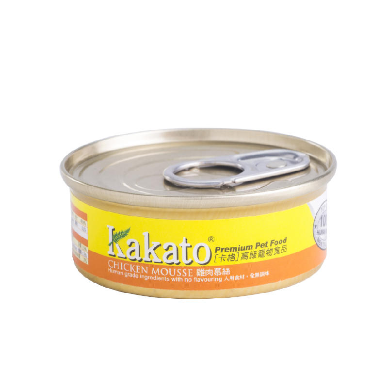 Kakato 雞肉慕絲罐頭40g