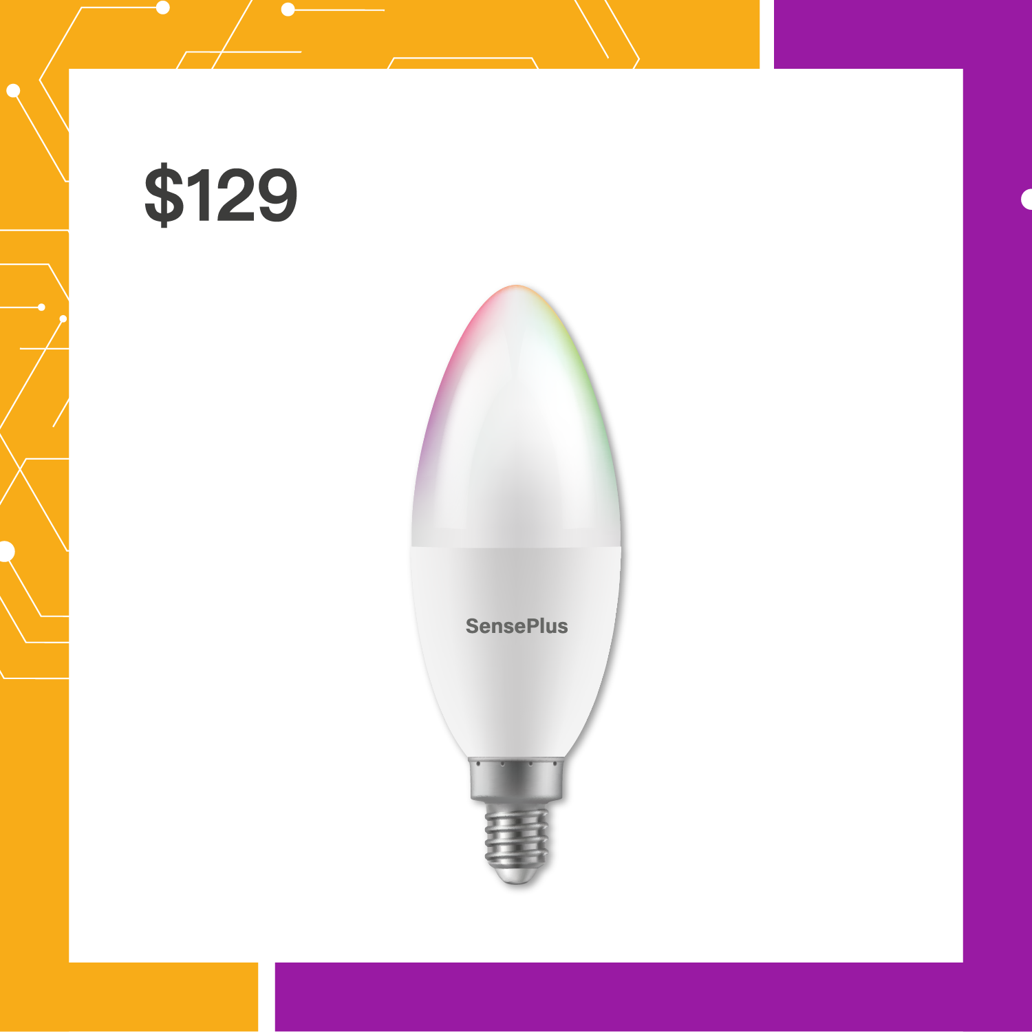 LED Color Bulb (E14)