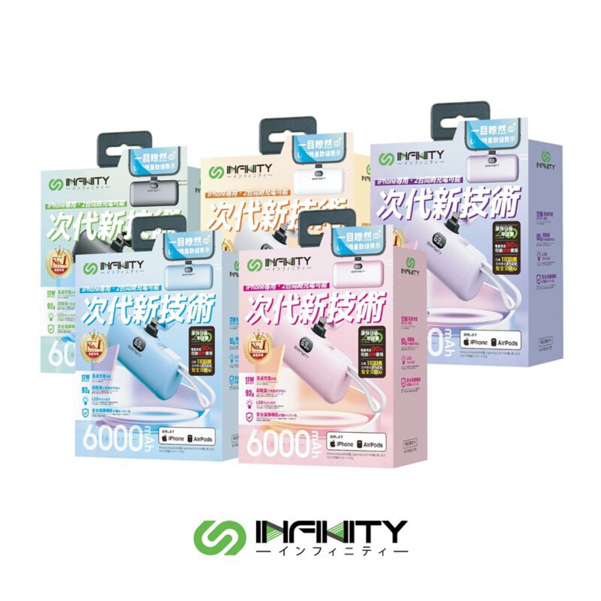 Infinity P60S 6000mAh Power Bank