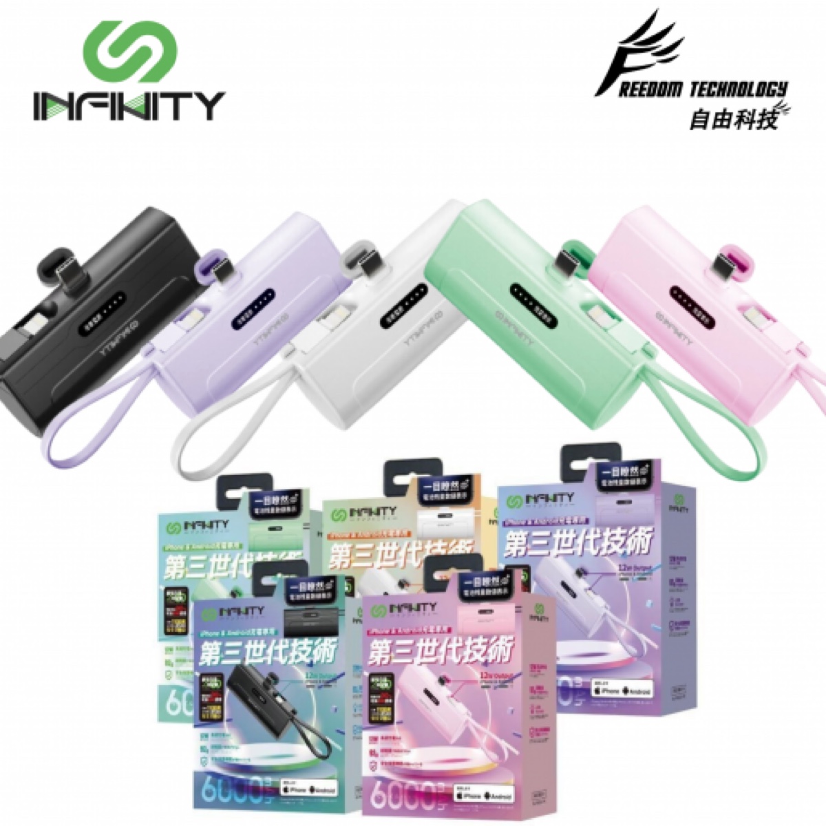 Infinity 6000mAh Power Bank （P60C）