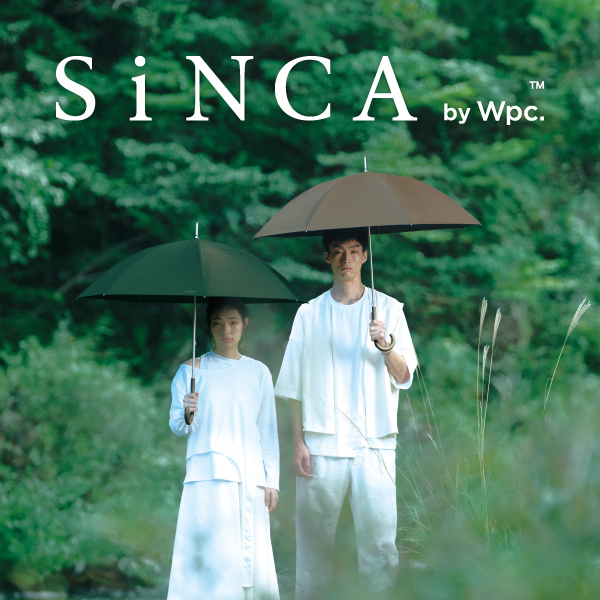 Wpc.から環境配慮型の晴雨兼用傘ブランド「SiNCA by Wpc. 」誕生