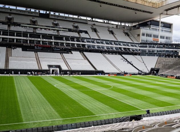Arena Corinthians em Itaquera, zona leste de São Paulo.