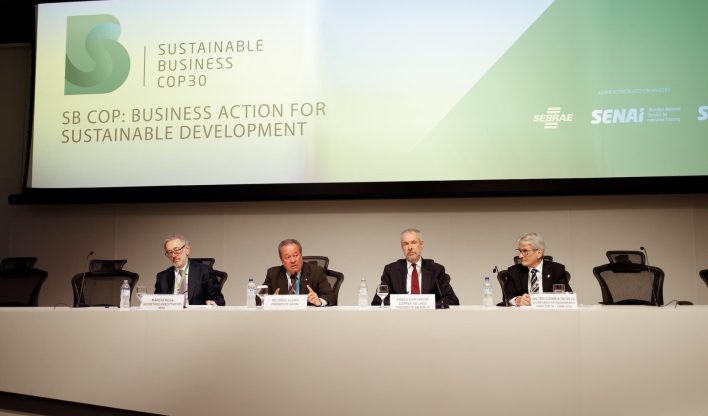 Sustainable Business COP30 é lançado em evento na CNI, para mobilizar o setor privado a contribuir com estratégias sustentáveis.
