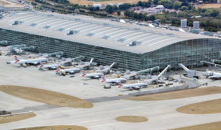 Aeroporto de Heathrow, em Londres.