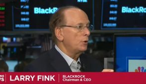 Larry Fink, CEO da BlackRock, em entrevista à CNBC Internacional.