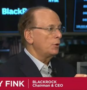 Larry Fink, CEO da BlackRock, em entrevista à CNBC Internacional.