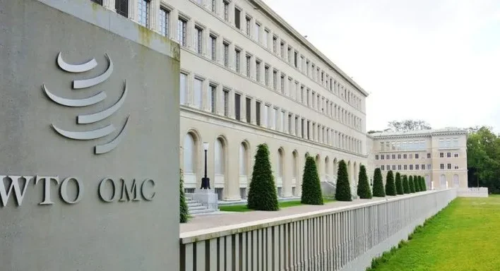 Fachada da Organização Mundial do Comércio, em Genebra, na Suíça.