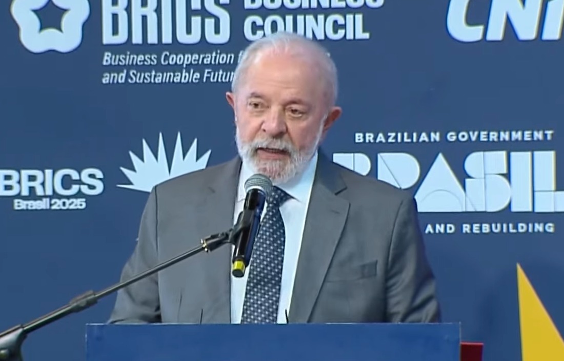 Presidente Lula durante Fórum Empresarial do Brics.