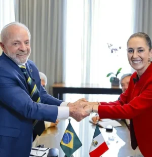 Presidente do México, Claudia Sheinbaum e Presidente do Brasil, Lula