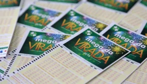 Bilhete de aposta da Mega da Virada