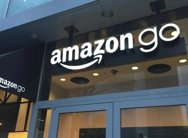 Fachada de uma loja Amazon Go