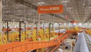 Centro de distribuição da Shopee