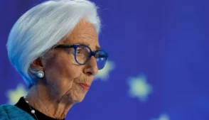 A presidente do Banco Central Europeu (BCE), Christine Lagarde