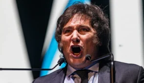 O presidente argentino Javier Milei