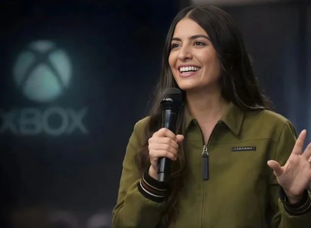 Asha Sharma em evento do XBox