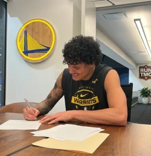Gui Santos assina renovação de 3 anos e US$ 15 milhões com o Golden State Warriors
