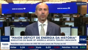 O mundo pode estar diante do maior déficit de fornecimento de energia da história recente, em meio à escalada do conflito no Oriente Médio e ao esgotamento acelerado dos estoques globais de petróleo, segundo avaliação de Francisco Blanch, head de commodities do Bank of America.