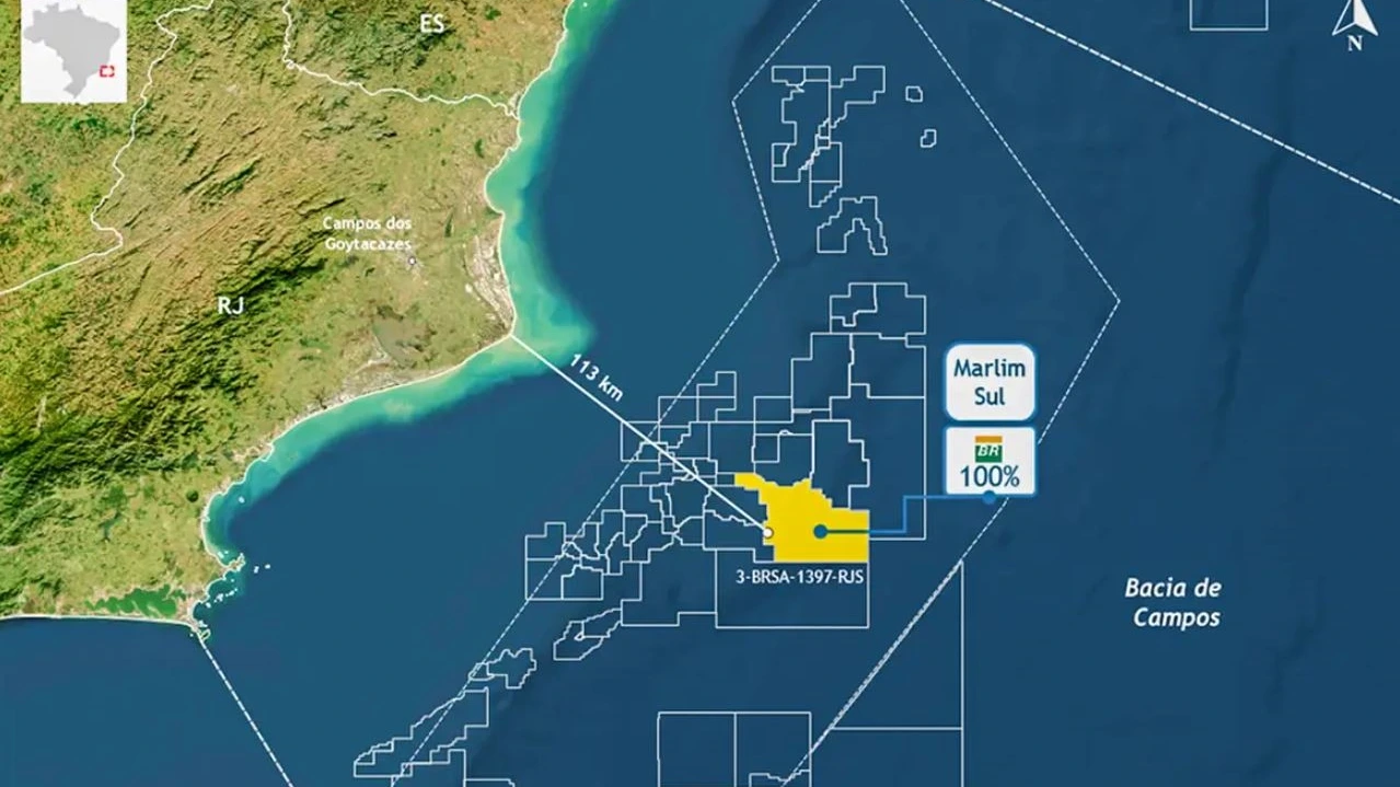 Petrobras identifica petróleo no pré-sal de Marlim Sul, na Bacia de Campos