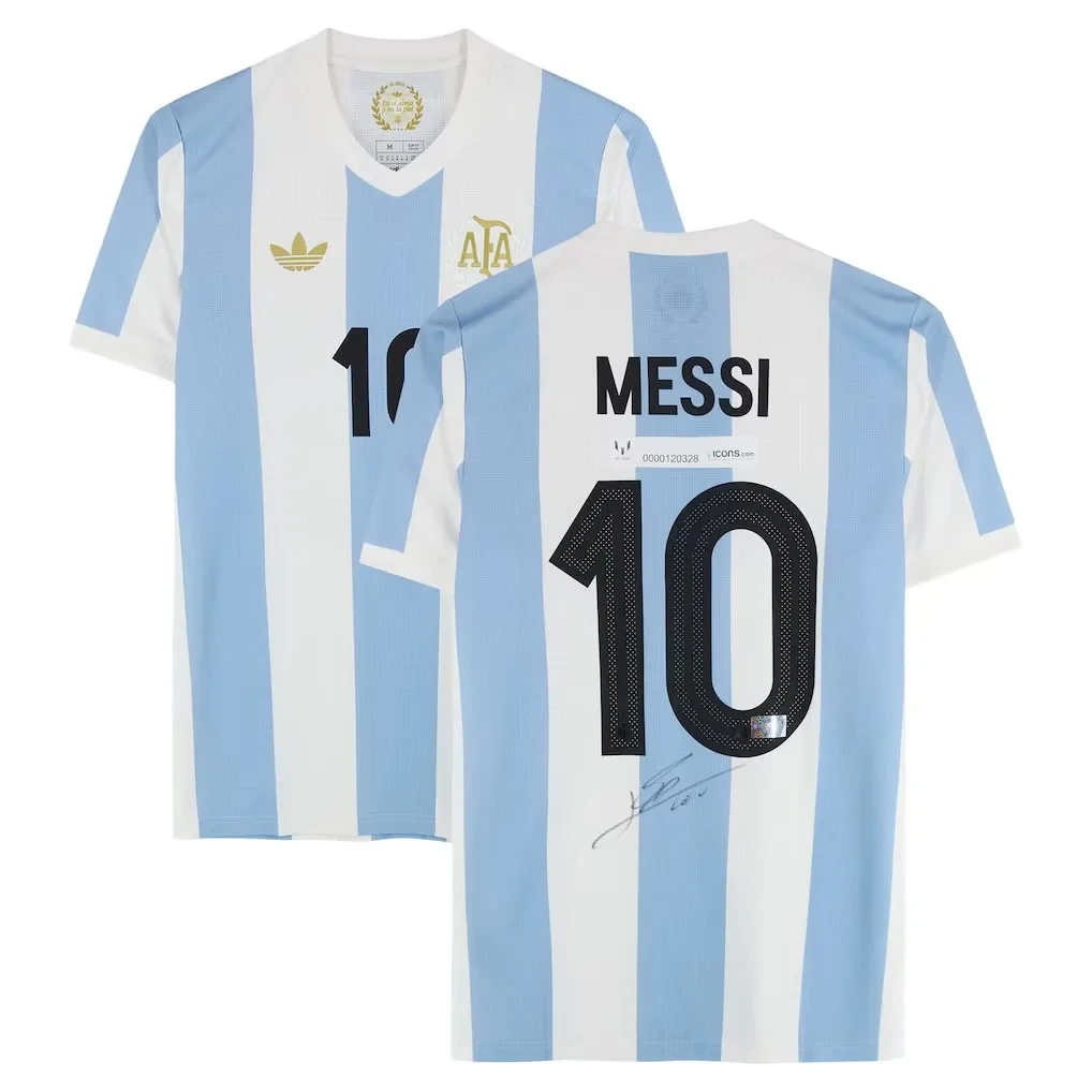 Copa do Mundo; camisas autografadas por Messi são comercializadas online