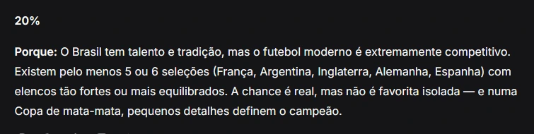 Hexa do Brasil; veja as opiniões das inteligências artificiais para a Copa do Mundo