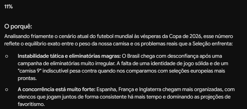 Hexa do Brasil; veja as opiniões das inteligências artificiais para a Copa do Mundo