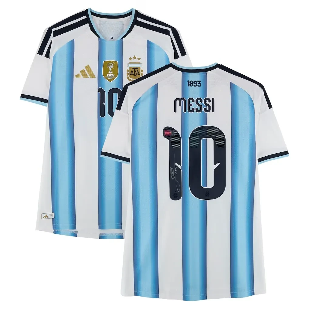 Copa do Mundo; camisas autografadas por Messi são comercializadas online