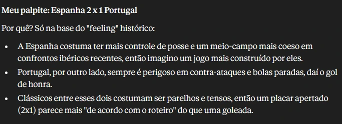 Copa do Mundo: Inteligência artificial revela possível placar entre Portugal x Espanha