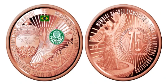 Quanto custa a medalha do Mundial de 1951 do Palmeiras? Veja os valores