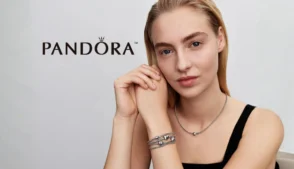 joias da Pandora com revestimento de platina