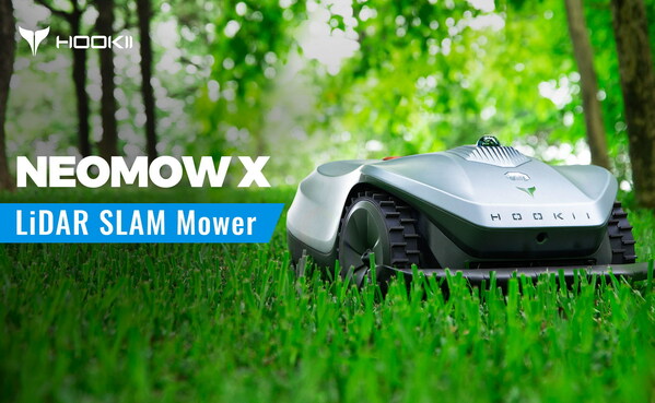 HOOKII Neomow X LiDAR SLAM割草机实现对环境的实时3D映射。这款尖端的无线机器人割草机在草坪维护领域保证了无与伦比的精确度和可靠性。