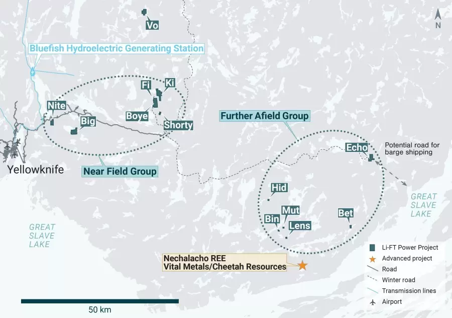 LIFT’s Yellowknife Lithium Project.