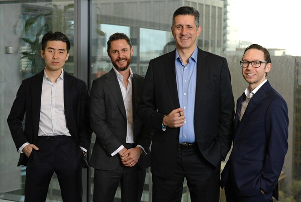 (L-R) Kevin Xu, James Elsom, Simon Feiglin, Nicholas Pejnovic